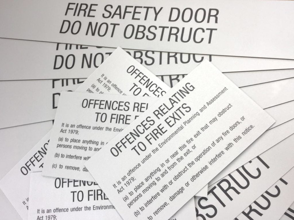 Internal Signage Safety Signs